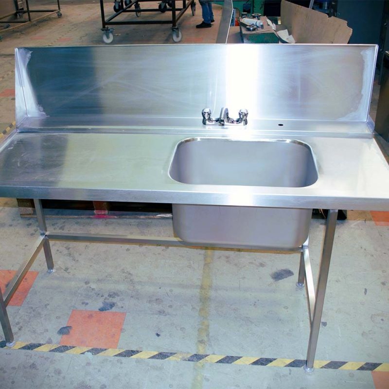 stainless steel sink